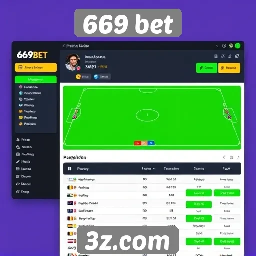 Interface do 669 bet é intuitiva e fácil de usar