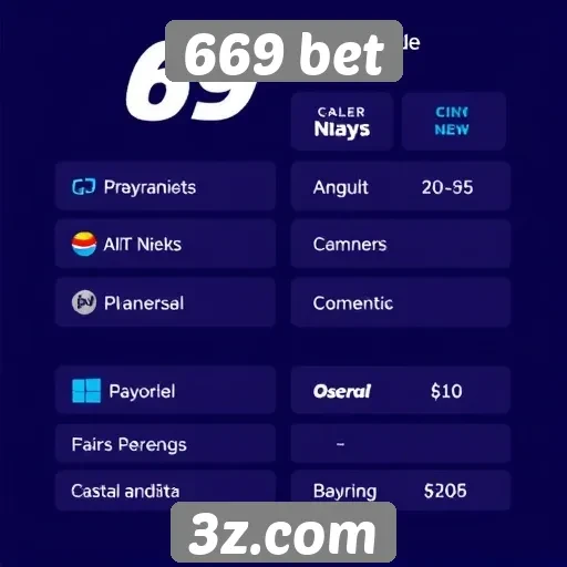 Métodos de pagamento disponíveis no 669 bet
